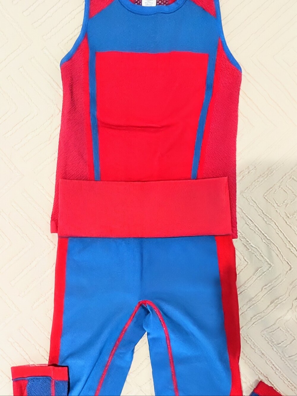 NWOT! JoyLab Red and Blue Reversible Workout Tank And Legging Set